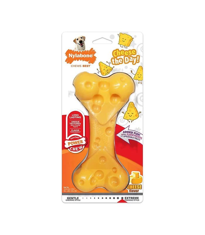pet-product-dogs-toys-2-0.jpg Nylabone Dura Chew Cheese Bone - Imagen 1